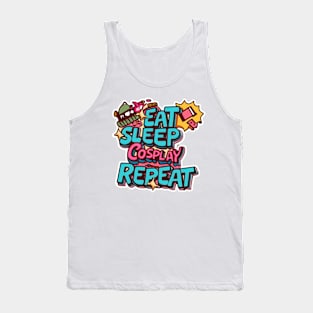 Cosplay and Repeat Tank Top